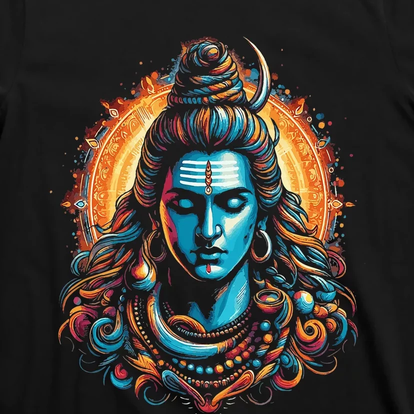 Lord Shiva Hindu God Mahadeva Trident Hinduism Devotee T-Shirt