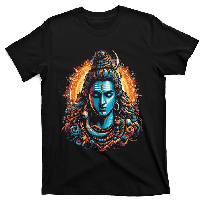 Lord Shiva Hindu God Mahadeva Trident Hinduism Devotee T-Shirt