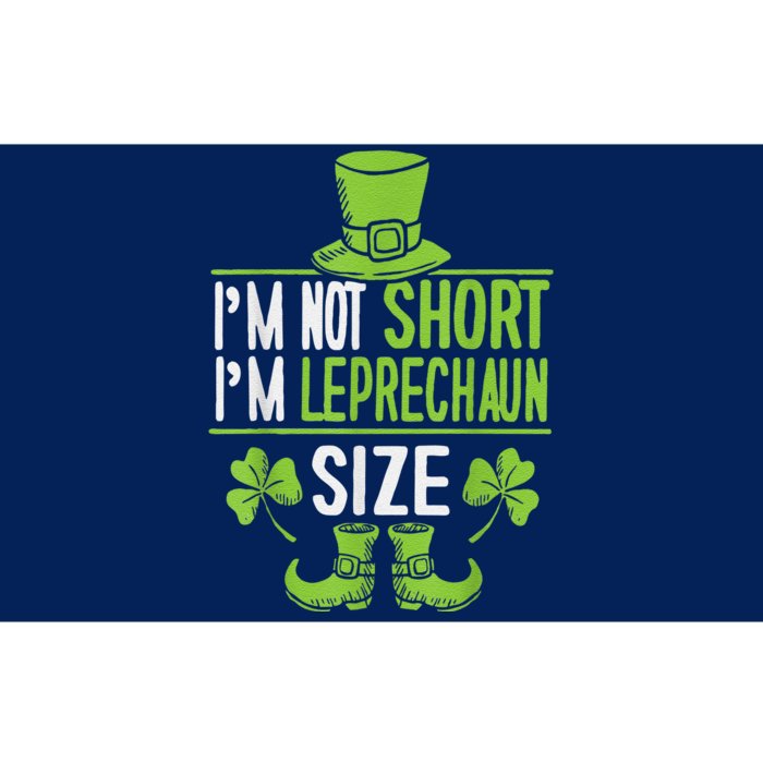 Leprechaun Shamrock Happy St Patricks Day Bumper Sticker