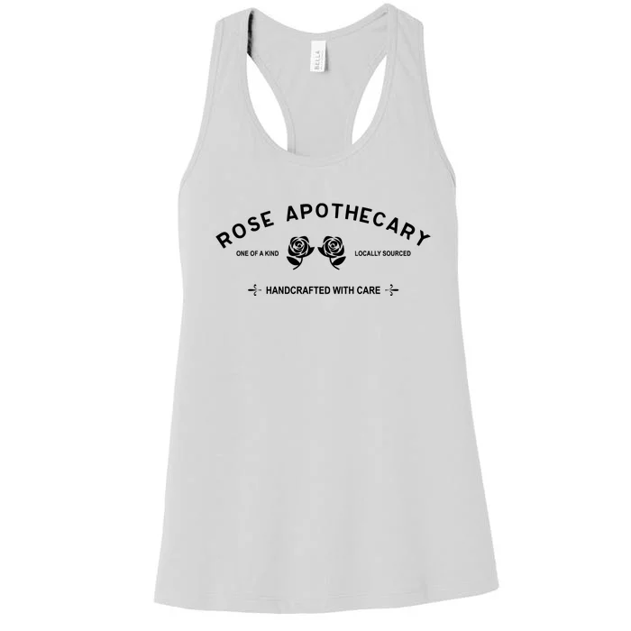 Locally Sourced Handcrafted With Care Moira Rose David Rose Schitt Creek Rose Ap Women's Racerback Tank