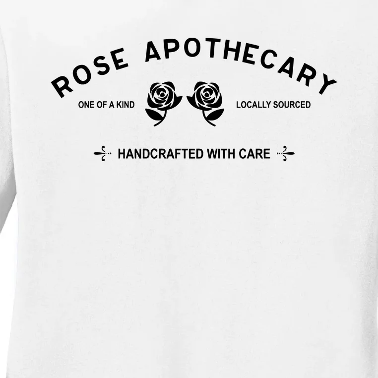 Locally Sourced Handcrafted With Care Moira Rose David Rose Schitt Creek Rose Ap Ladies Long Sleeve Shirt