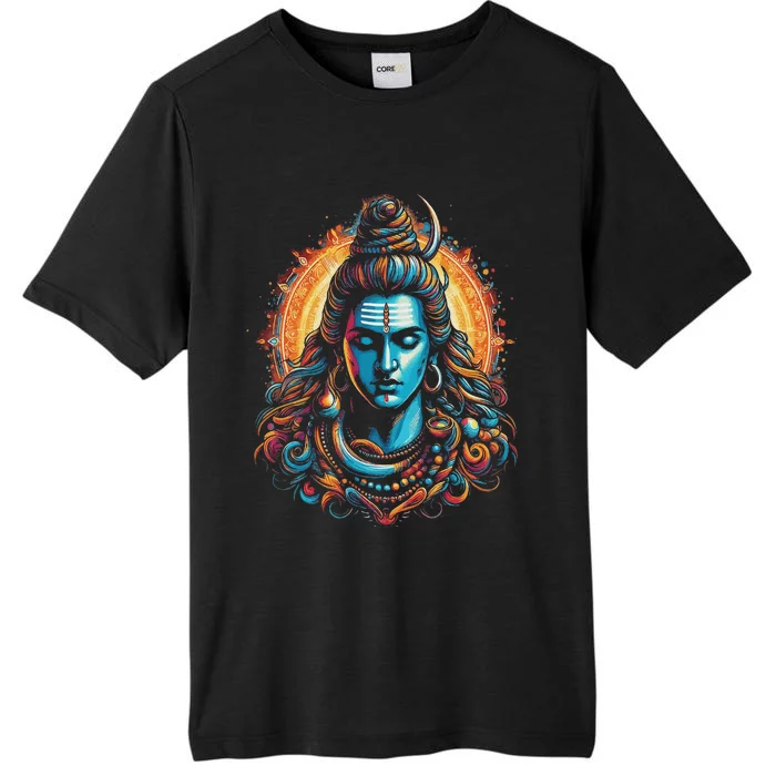 Lord Shiva Hindu God Mahadeva Trident Hinduism Devotee ChromaSoft Performance T-Shirt