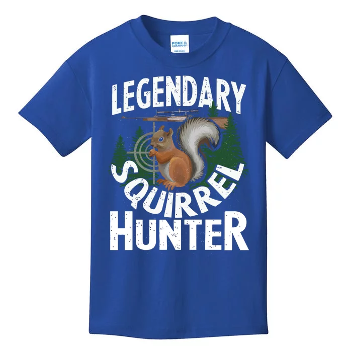 Legendary Squirrel Hunter Funny Hunting Forest Animal Dad Gift Kids T-Shirt