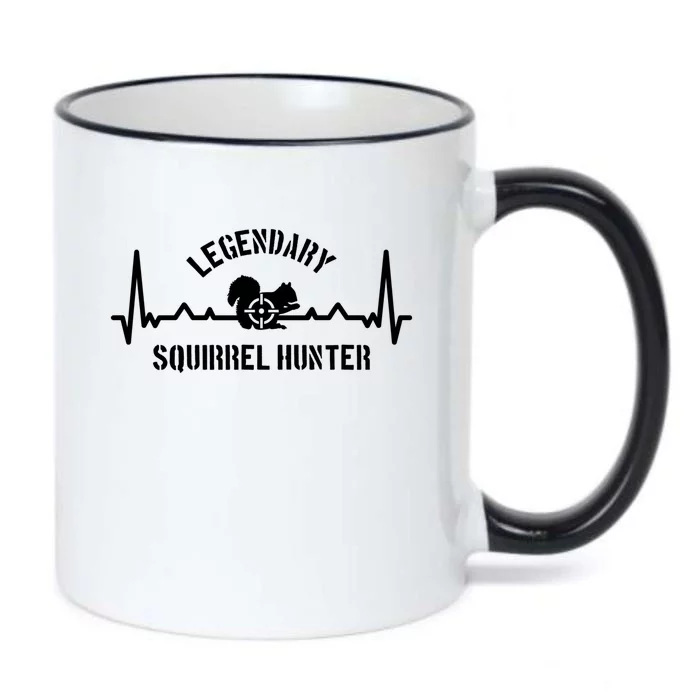 Legendary Squirrel Hunter Heartbeat Squirrel Hunting Great Gift Black Color Changing Mug