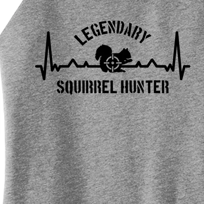 Legendary Squirrel Hunter Heartbeat Squirrel Hunting Great Gift Women’s Perfect Tri Rocker Tank