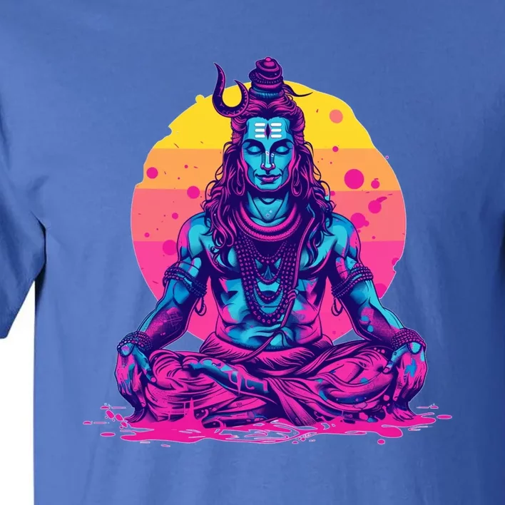 Lord Shiva Hindu God Worshipping Great Gift Tall T-Shirt