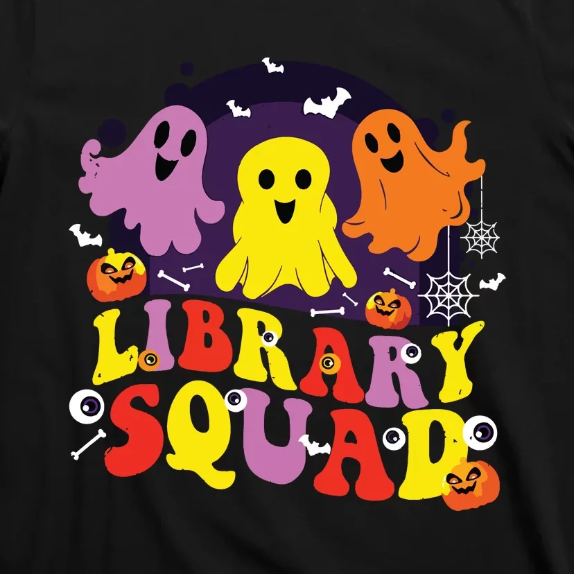 Library Squad Halloween Librarian Nurse Matching T-Shirt