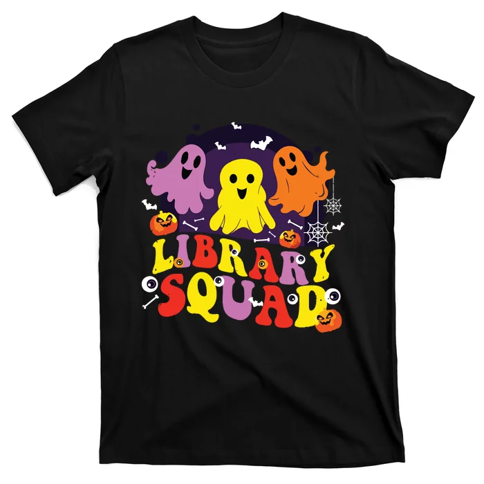 Library Squad Halloween Librarian Nurse Matching T-Shirt