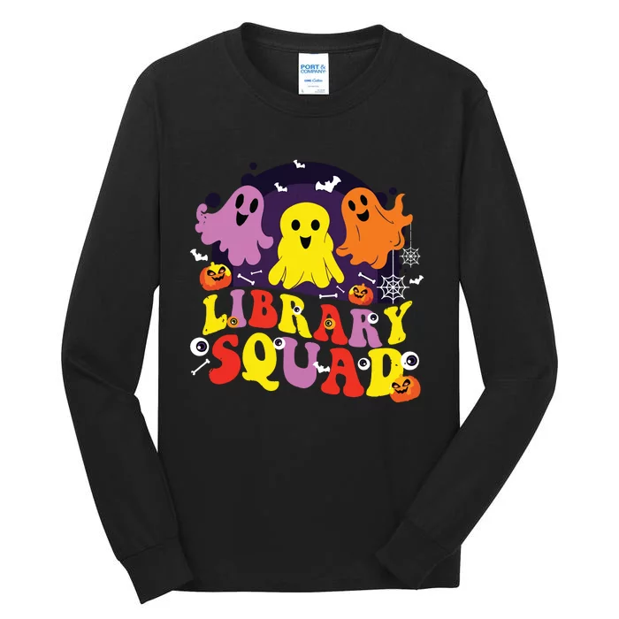 Library Squad Halloween Librarian Nurse Matching Tall Long Sleeve T-Shirt