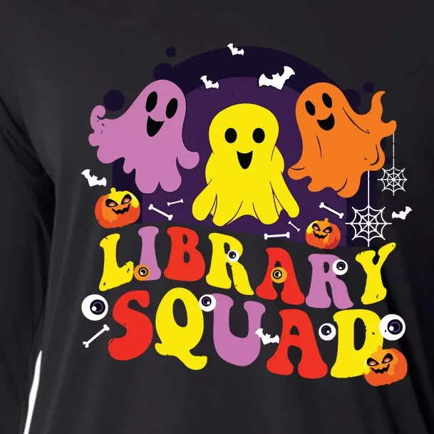 Library Squad Halloween Librarian Nurse Matching Cooling Performance Long Sleeve Crew