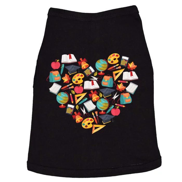 Love School Heart Doggie Tank