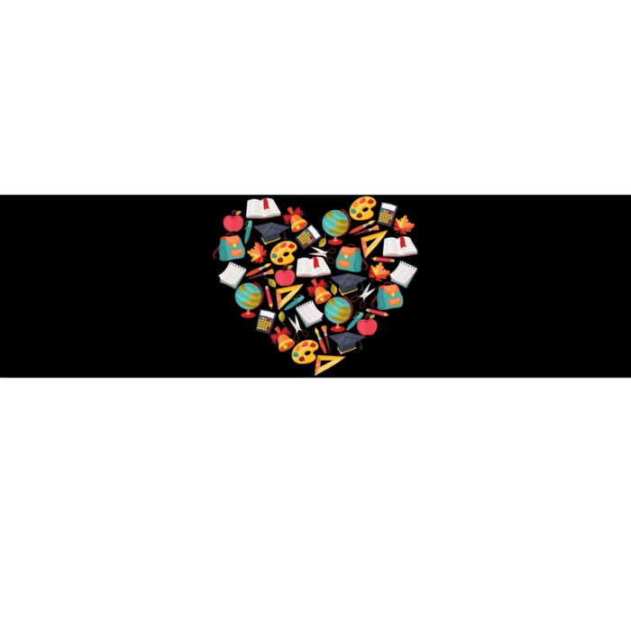 Love School Heart Bumper Sticker