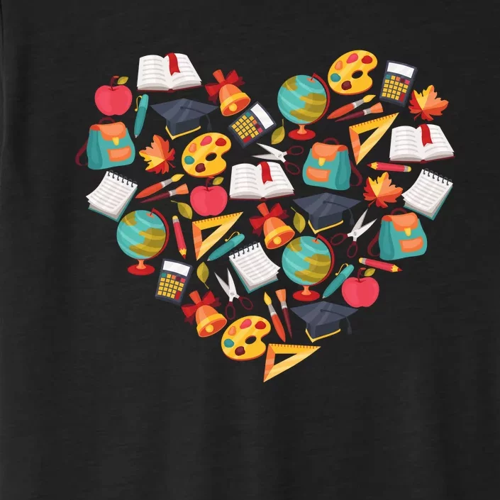 Love School Heart ChromaSoft Performance T-Shirt