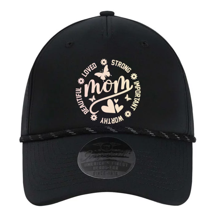 Love Strong Important Mom Motivational For MotherS Day Gift Performance The Dyno Cap