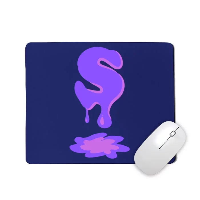 Letter S In Purple Mousepad