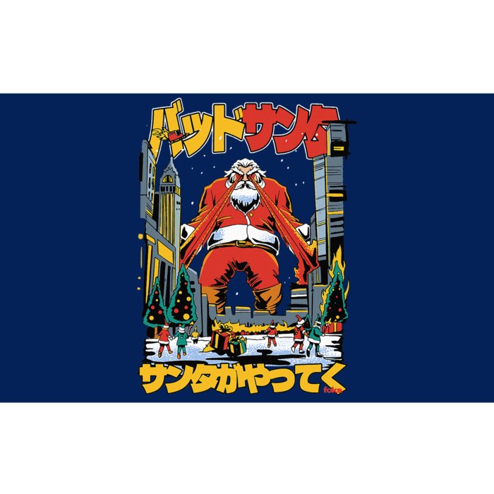 Laser Santa Is Coming To Y'all Anime Kaiju Christmas Time Bumper Sticker