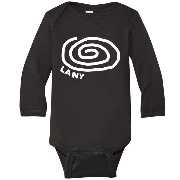 Lany Swirl ItS A Beautiful Blur When IM With U Baby Long Sleeve Bodysuit