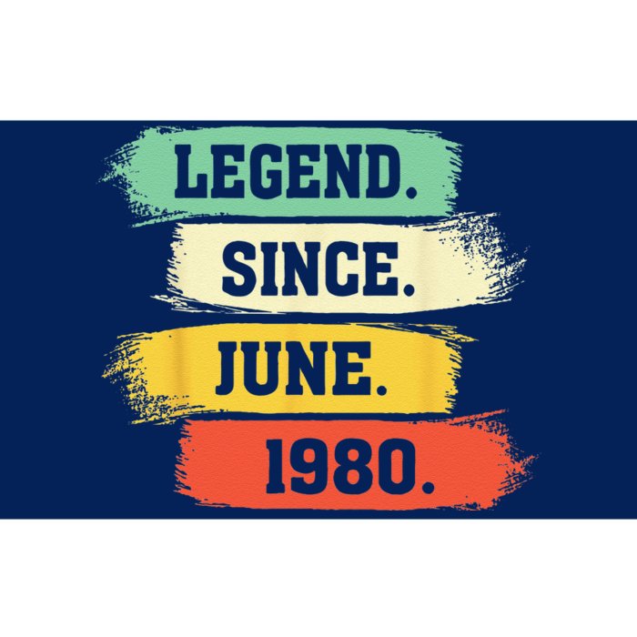 Legend Since June 1980 – Happy Birthday Bumper Sticker