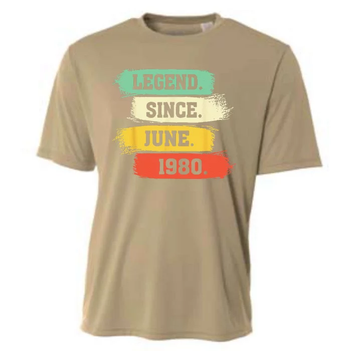 Legend Since June 1980 – Happy Birthday Cooling Performance Crew T-Shirt