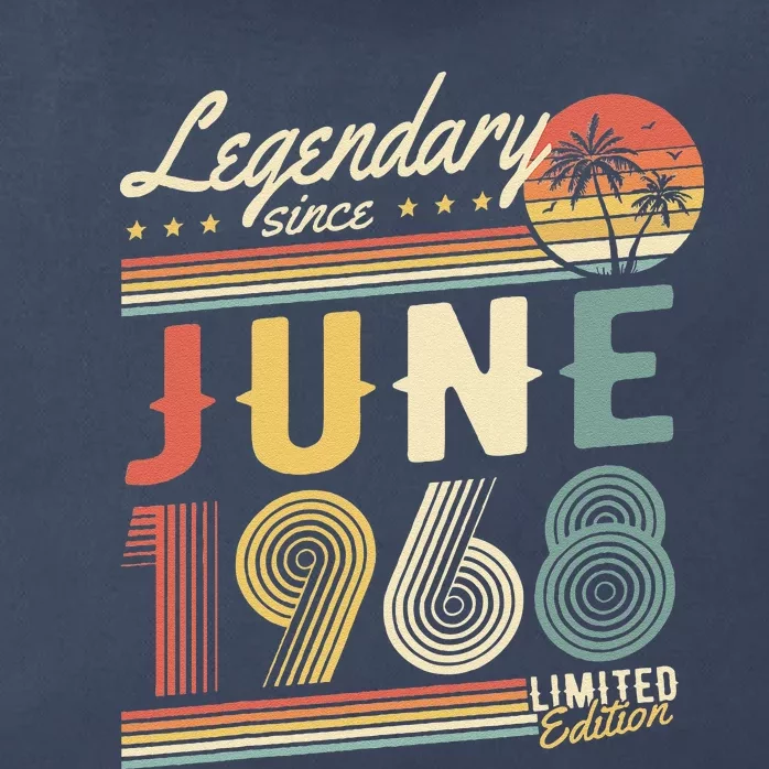 Legendary Since June 1968 – Happy Birthday Zip Tote Bag