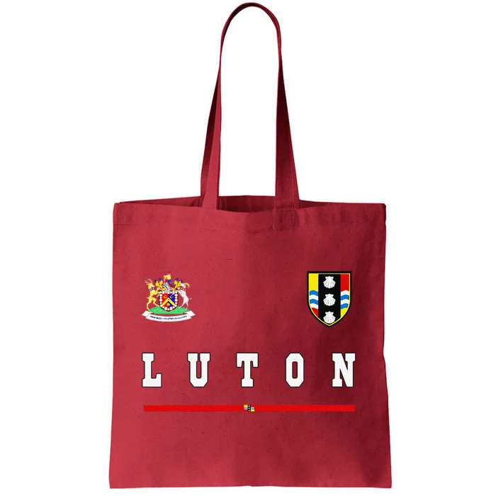 Luton Sportssoccer Jersey Flag Football Tote Bag