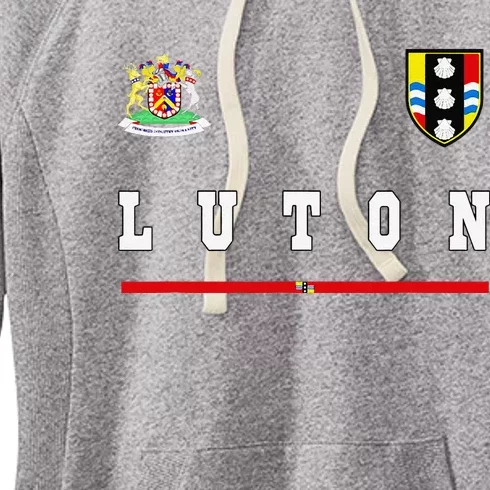 Luton Sportssoccer Jersey Flag Football Women's Fleece Hoodie