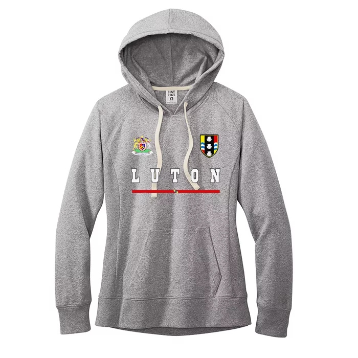 Luton Sportssoccer Jersey Flag Football Women's Fleece Hoodie