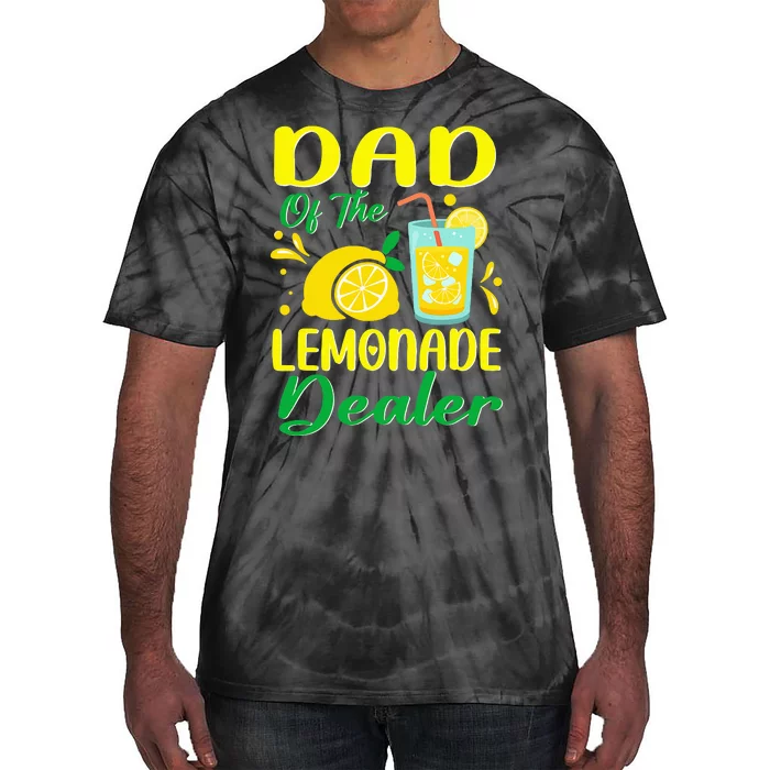 Lemonade Stand Juice Dad Of The Lemonade Dealer Birthday Tie-Dye T-Shirt