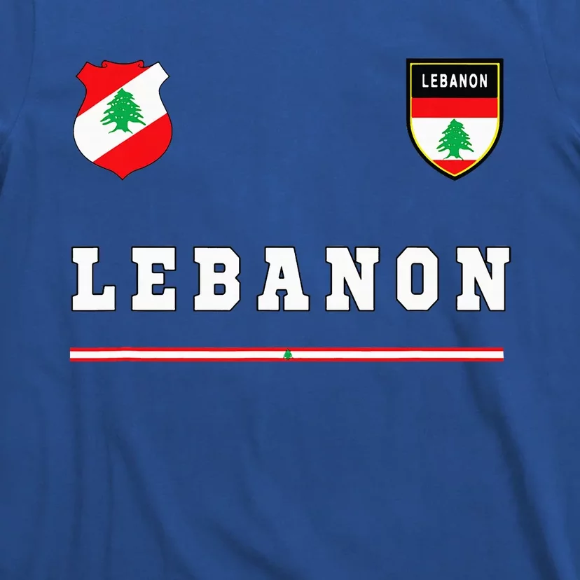 Lebanon Sportsoccer Jersey Flag Football Beirut T-Shirt