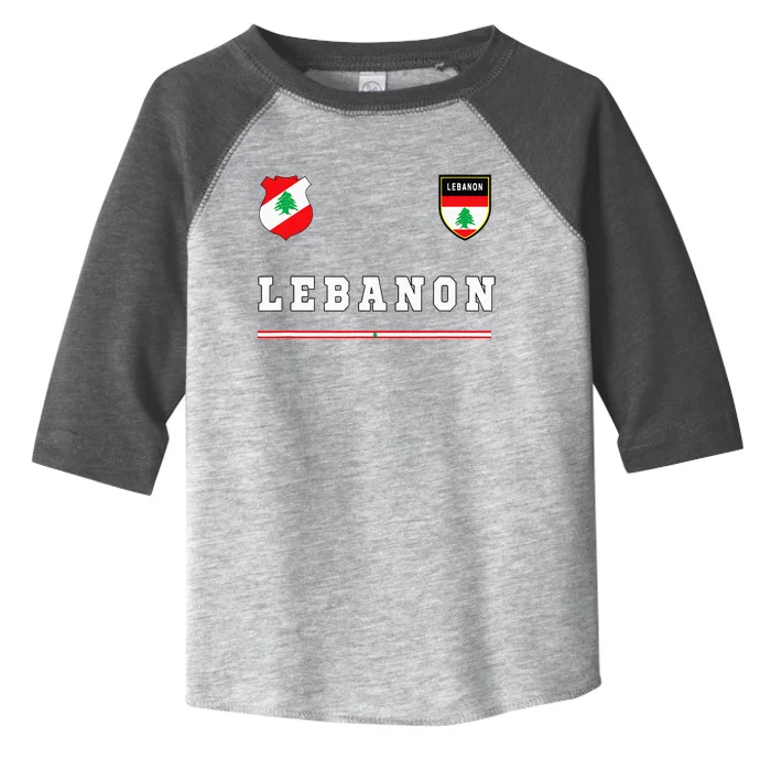 Lebanon Sportsoccer Jersey Flag Football Beirut Toddler Fine Jersey T-Shirt