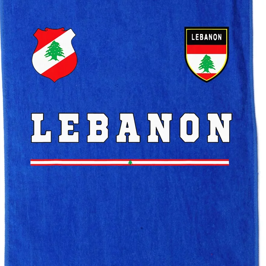 Lebanon Sportsoccer Jersey Flag Football Beirut Platinum Collection Golf Towel