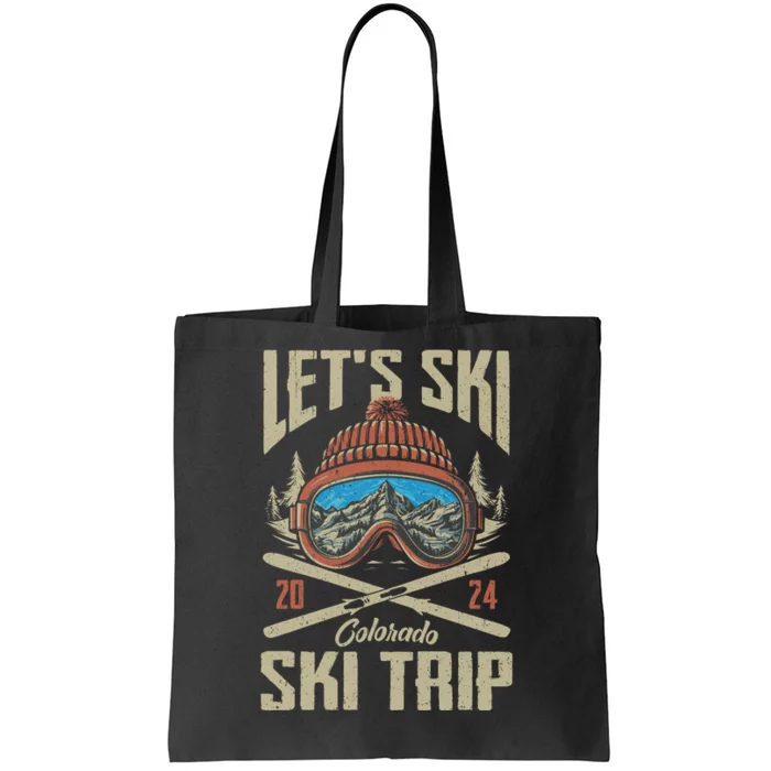 Lets Ski Keystone Colorado Ski Trip Tote Bag