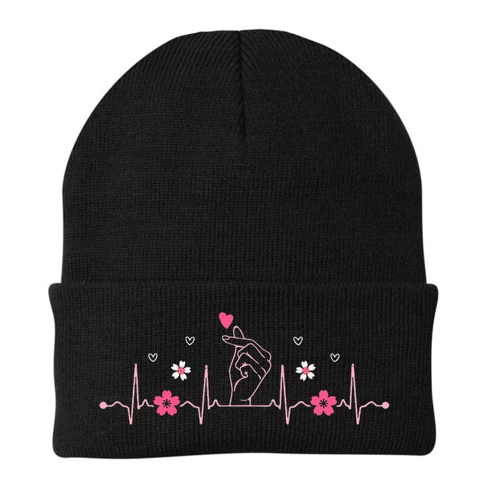 Love Sign Korean Heart Finger Heart Korea Knit Cap Winter Beanie