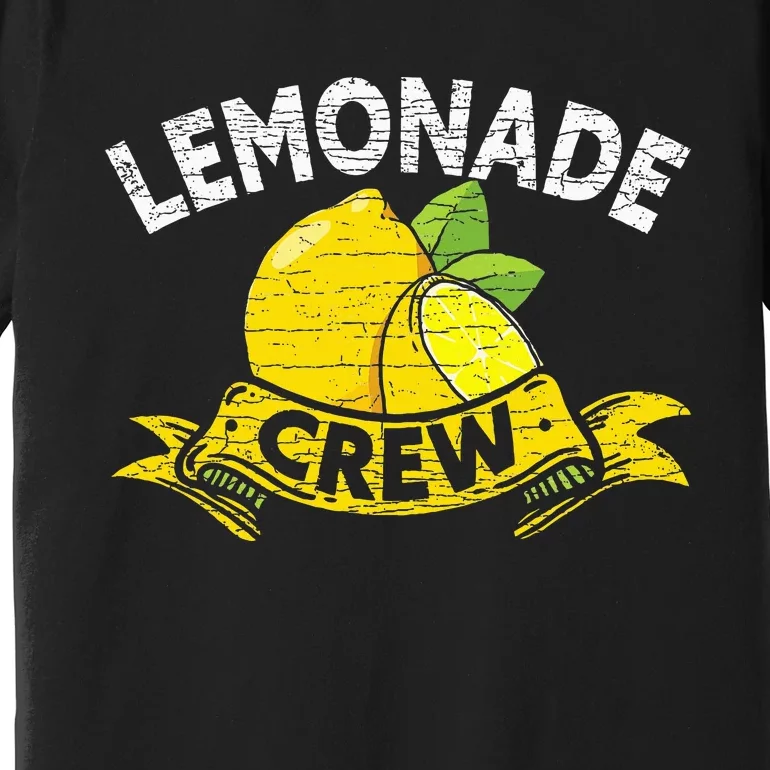 Lemon Stand Lemonade Crew Premium T-Shirt