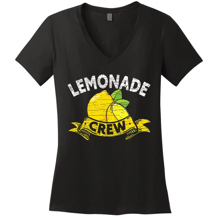 Lemon Stand Lemonade Crew Women's V-Neck T-Shirt