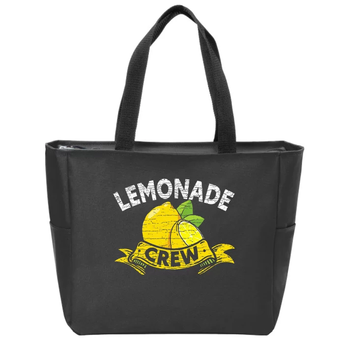 Lemon Stand Lemonade Crew Zip Tote Bag