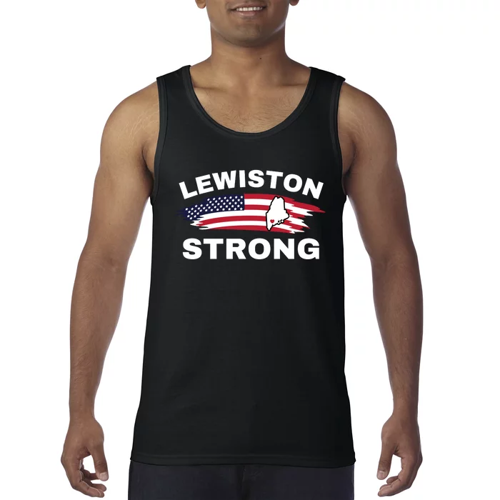 Lewiston Strong #Lewistonstrong Tank Top