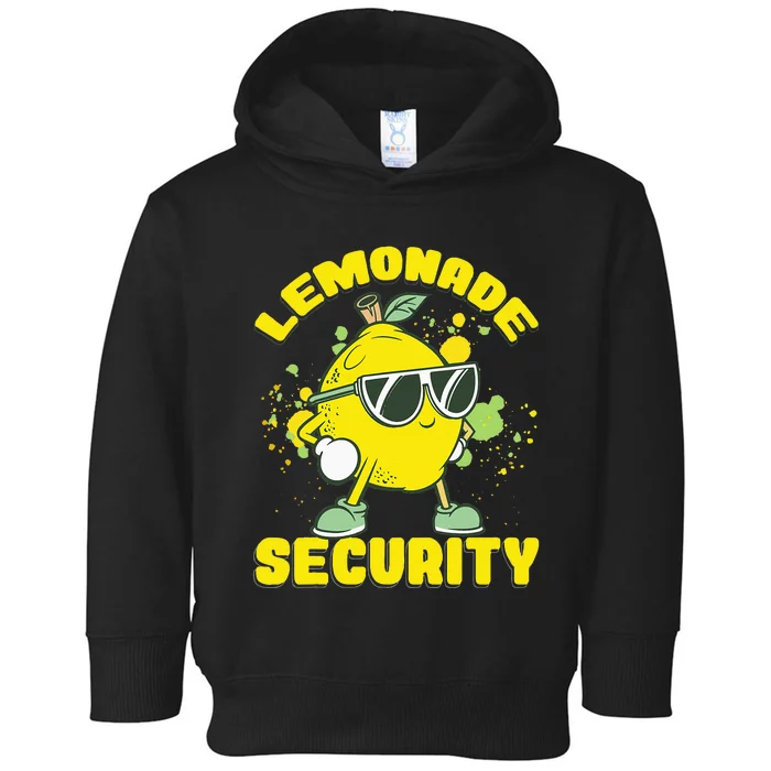 Lemonade Security Lemon Juice Boss Toddler Hoodie