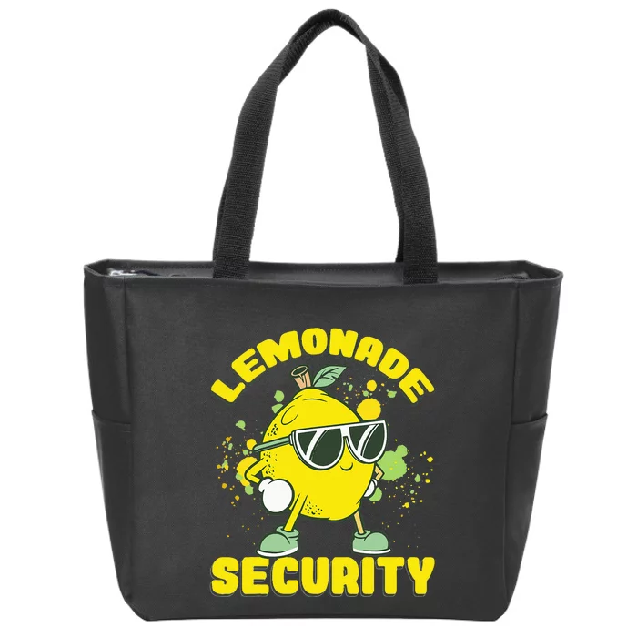 Lemonade Security Lemon Juice Boss Zip Tote Bag