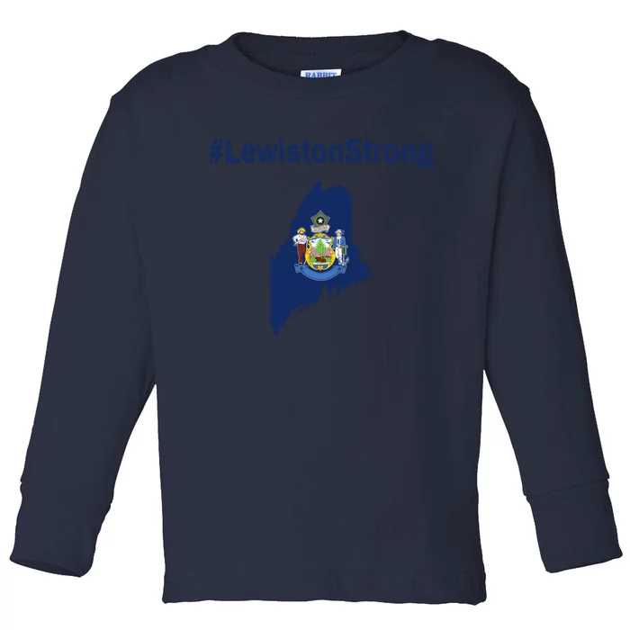 Lewiston Strong Toddler Long Sleeve Shirt