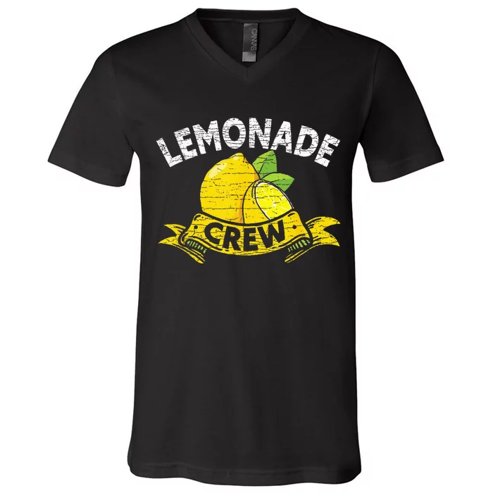 Lemon Stand Lemonade Crew V-Neck T-Shirt