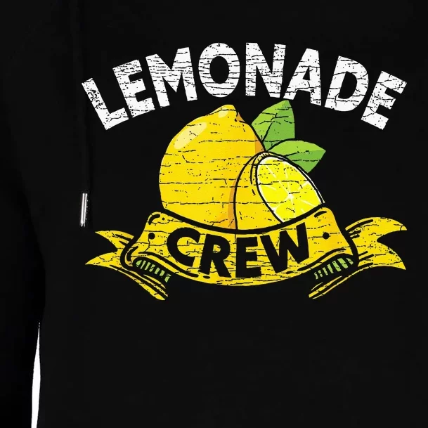 Lemon Stand Lemonade Crew Womens Funnel Neck Pullover Hood