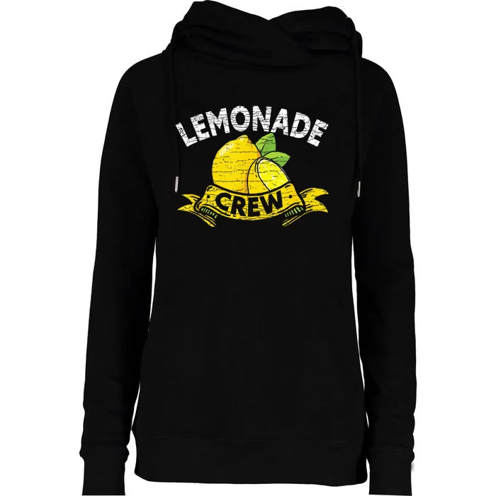 Lemon Stand Lemonade Crew Womens Funnel Neck Pullover Hood