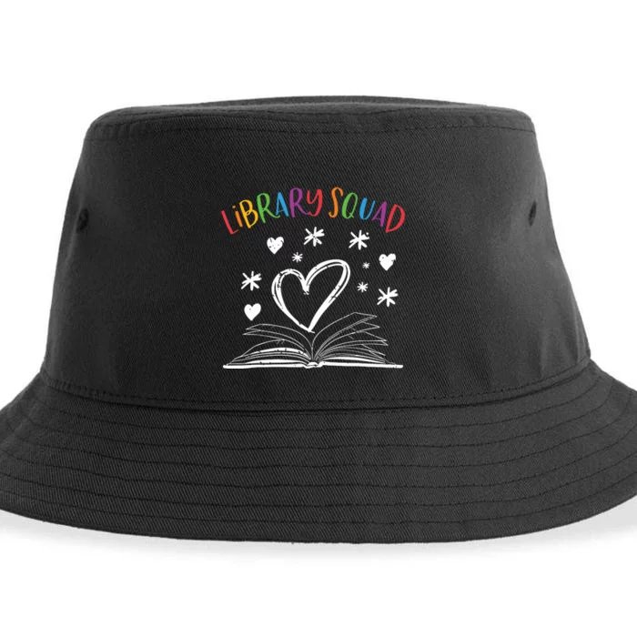 Library Squad Librarian Bookworm Book Lover Sustainable Bucket Hat