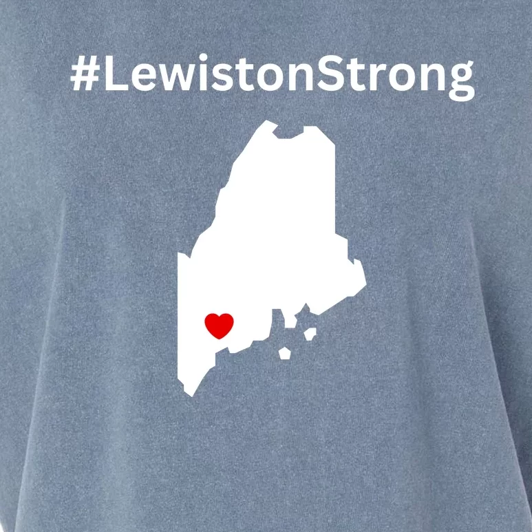 Lewiston Strong #Lewistonstrong Garment-Dyed Women's Muscle Tee