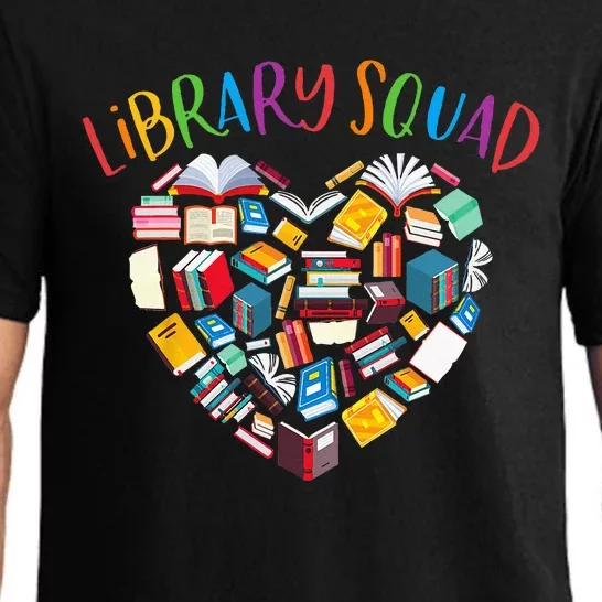 Library Squad Librarian Bookworm Book Lover Pajama Set