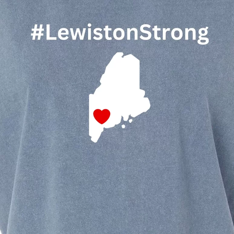 Lewiston Strong #Lewistonstrong Garment-Dyed Women's Muscle Tee