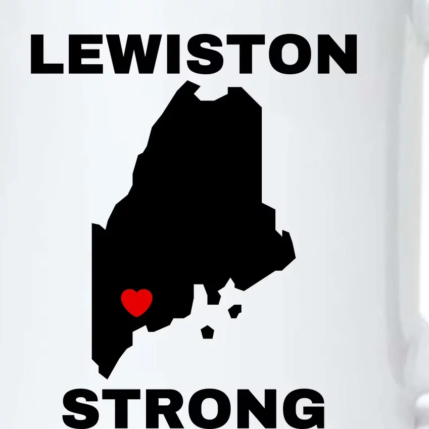 Lewiston Strong #Lewistonstrong Black Color Changing Mug