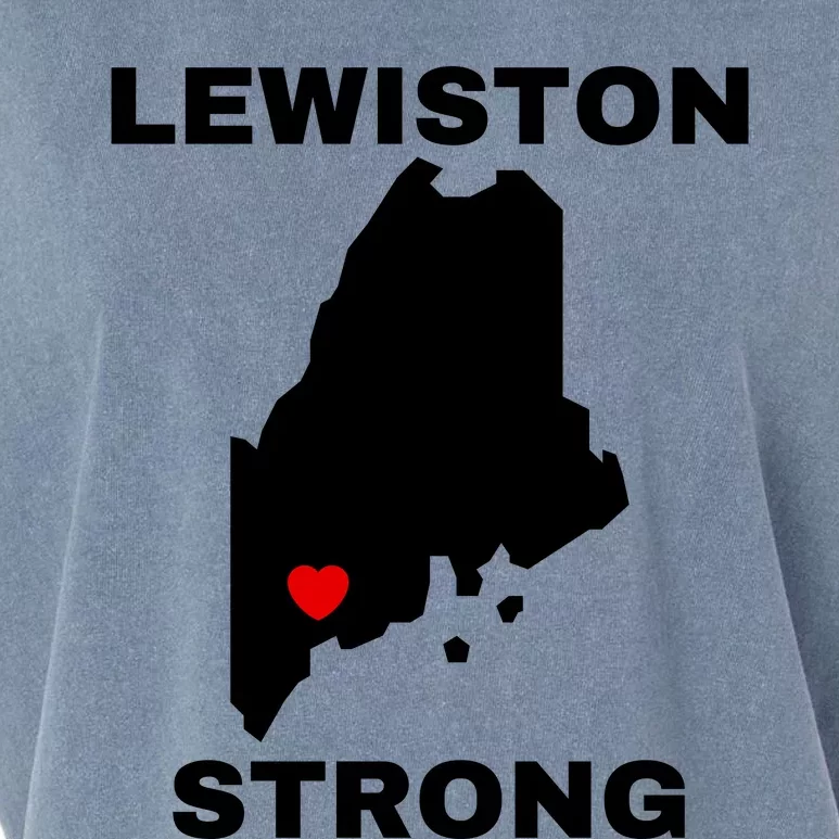 Lewiston Strong #Lewistonstrong Garment-Dyed Women's Muscle Tee