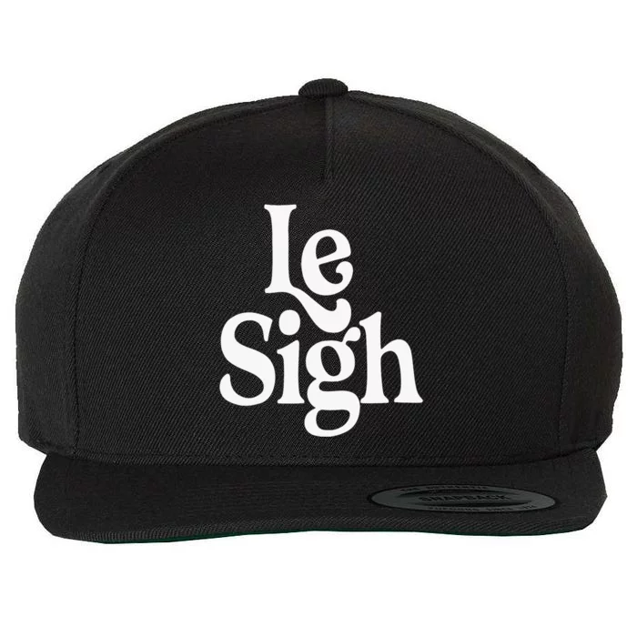 Le Sigh Wool Snapback Cap